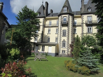 Le jardin du grand Hôtel du Mont-Dore