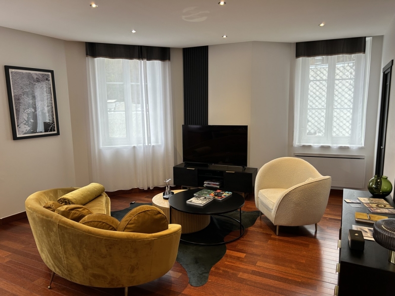 Salon appartement Le Mont Dore