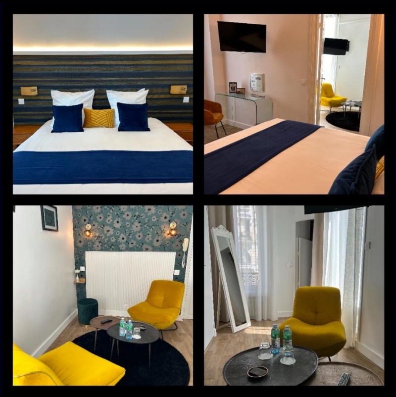 Chambre triple grand Hôtel Mont-Dore